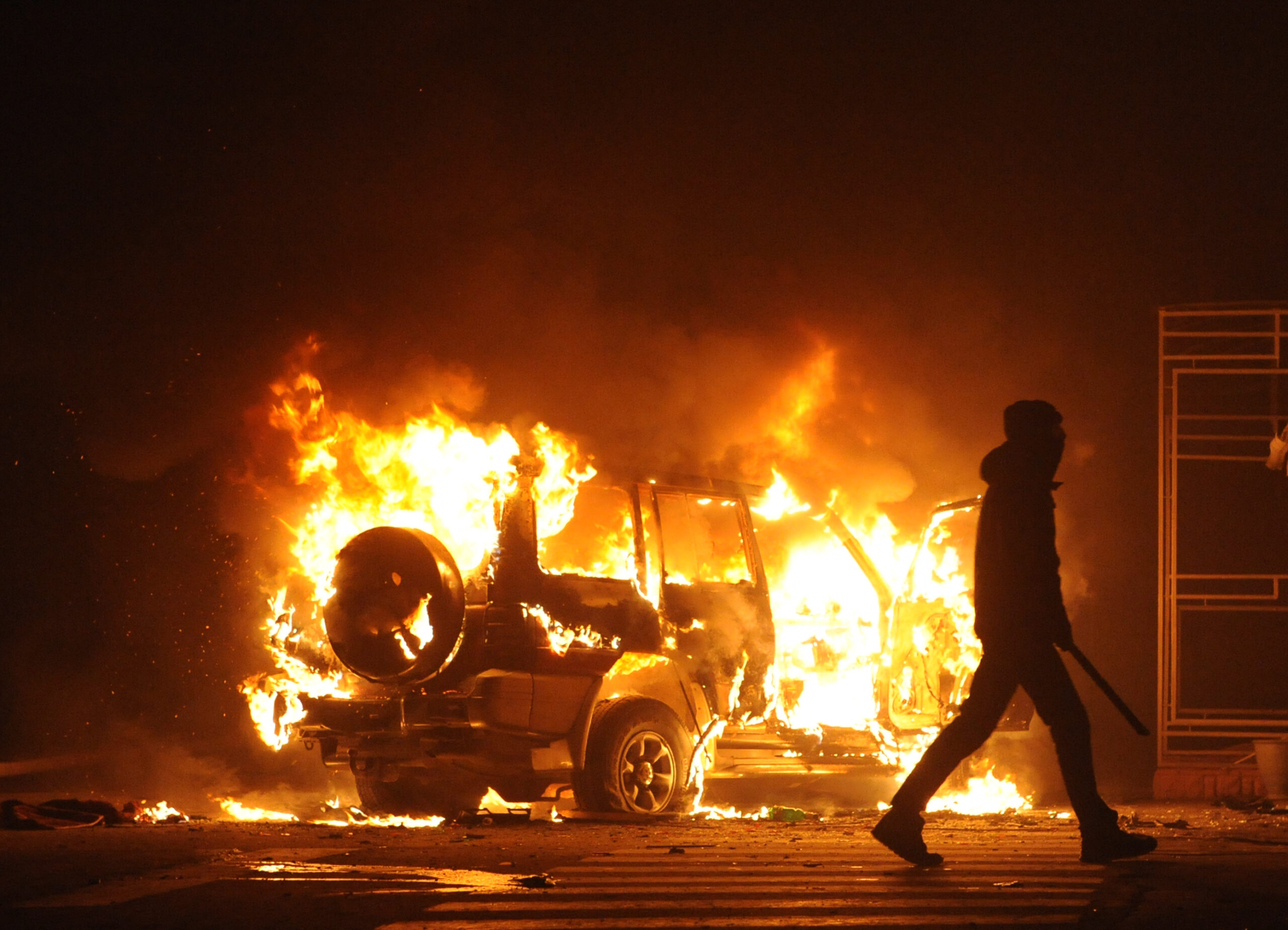 Protest at night, Demonstration, Manifestatioun