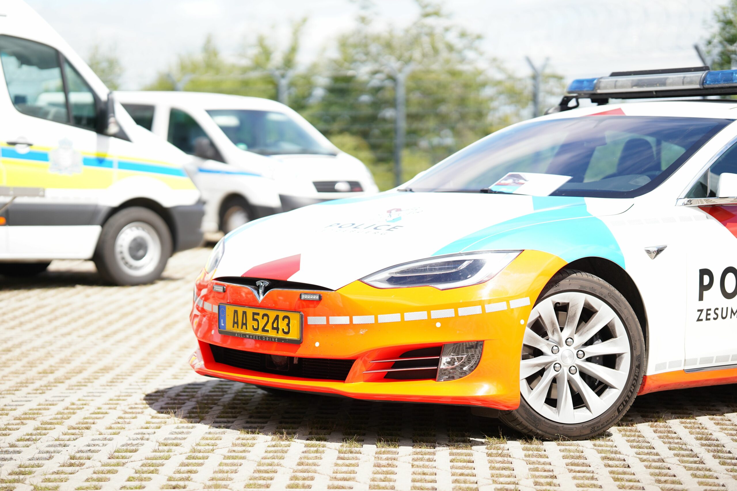 Luxembourg Police car vehicle